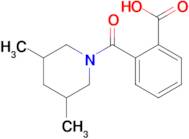 2-(3,5-Dimethylpiperidine-1-carbonyl)benzoic acid