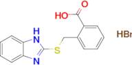 2-(((1h-Benzo[d]imidazol-2-yl)thio)methyl)benzoic acid hydrobromide