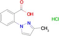 2-(3-Methyl-1h-pyrazol-1-yl)benzoic acid hydrochloride
