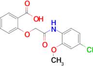 2-(2-((4-Chloro-2-methoxyphenyl)amino)-2-oxoethoxy)benzoic acid