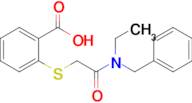 2-((2-(Benzyl(ethyl)amino)-2-oxoethyl)thio)benzoic acid