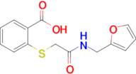 2-((2-((Furan-2-ylmethyl)amino)-2-oxoethyl)thio)benzoic acid