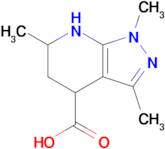 1,3,6-Trimethyl-4,5,6,7-tetrahydro-1h-pyrazolo[3,4-b]pyridine-4-carboxylic acid