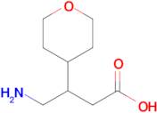 4-Amino-3-(tetrahydro-2h-pyran-4-yl)butanoic acid