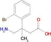 4-Amino-3-(2-bromophenyl)-3-methylbutanoic acid