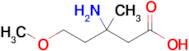 3-Amino-5-methoxy-3-methylpentanoic acid