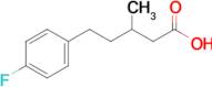 5-(4-Fluorophenyl)-3-methylpentanoic acid