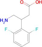 4-Amino-3-(2,6-difluorophenyl)butanoic acid