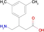 4-Amino-3-(3,5-dimethylphenyl)butanoic acid