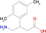 4-Amino-3-(2,5-dimethylphenyl)butanoic acid