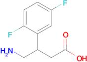 4-Amino-3-(2,5-difluorophenyl)butanoic acid