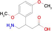 4-Amino-3-(2,5-dimethoxyphenyl)butanoic acid