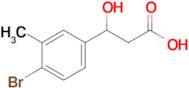 3-(4-Bromo-3-methylphenyl)-3-hydroxypropanoic acid