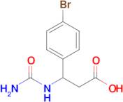 3-(4-Bromophenyl)-3-ureidopropanoic acid