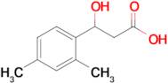 3-(2,4-Dimethylphenyl)-3-hydroxypropanoic acid