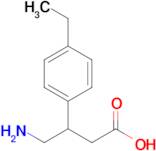 4-Amino-3-(4-ethylphenyl)butanoic acid