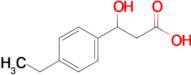 3-(4-Ethylphenyl)-3-hydroxypropanoic acid