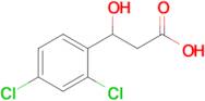 3-(2,4-Dichlorophenyl)-3-hydroxypropanoic acid