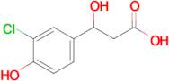 3-(3-Chloro-4-hydroxyphenyl)-3-hydroxypropanoic acid