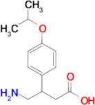 4-Amino-3-(4-isopropoxyphenyl)butanoic acid