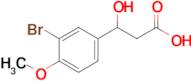 3-(3-Bromo-4-methoxyphenyl)-3-hydroxypropanoic acid