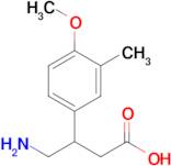 4-Amino-3-(4-methoxy-3-methylphenyl)butanoic acid