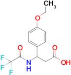 3-(4-Ethoxyphenyl)-3-(2,2,2-trifluoroacetamido)propanoic acid