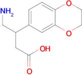 4-Amino-3-(2,3-dihydrobenzo[b][1,4]dioxin-6-yl)butanoic acid