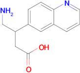 4-Amino-3-(quinolin-6-yl)butanoic acid