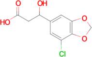 3-(7-Chlorobenzo[d][1,3]dioxol-5-yl)-3-hydroxypropanoic acid