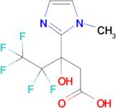4,4,5,5,5-Pentafluoro-3-hydroxy-3-(1-methyl-1h-imidazol-2-yl)pentanoic acid