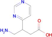 4-Amino-3-(pyrimidin-4-yl)butanoic acid