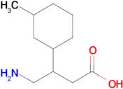 4-Amino-3-(3-methylcyclohexyl)butanoic acid