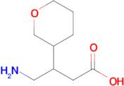 4-Amino-3-(tetrahydro-2h-pyran-3-yl)butanoic acid