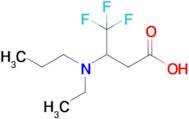 3-(Ethyl(propyl)amino)-4,4,4-trifluorobutanoic acid