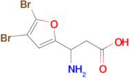 3-Amino-3-(4,5-dibromofuran-2-yl)propanoic acid