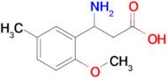 3-Amino-3-(2-methoxy-5-methylphenyl)propanoic acid