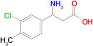 3-Amino-3-(3-chloro-4-methylphenyl)propanoic acid