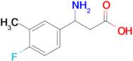 3-Amino-3-(4-fluoro-3-methylphenyl)propanoic acid