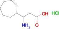 3-Amino-3-cycloheptylpropanoic acid hydrochloride