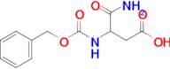 4-Amino-3-(((benzyloxy)carbonyl)amino)-4-oxobutanoic acid