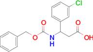 3-(((Benzyloxy)carbonyl)amino)-3-(3-chlorophenyl)propanoic acid