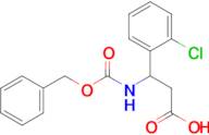 3-(((Benzyloxy)carbonyl)amino)-3-(2-chlorophenyl)propanoic acid