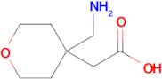 2-(4-(Aminomethyl)tetrahydro-2h-pyran-4-yl)acetic acid