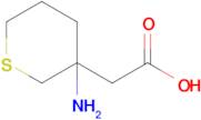 2-(3-Aminotetrahydro-2h-thiopyran-3-yl)acetic acid