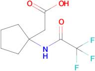 2-(1-(2,2,2-Trifluoroacetamido)cyclopentyl)acetic acid