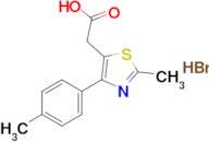 2-(2-Methyl-4-(p-tolyl)thiazol-5-yl)acetic acid hydrobromide