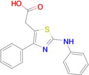 2-(4-Phenyl-2-(phenylamino)thiazol-5-yl)acetic acid