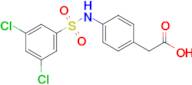 2-(4-((3,5-Dichlorophenyl)sulfonamido)phenyl)acetic acid