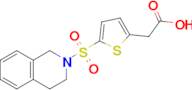 2-(5-((3,4-Dihydroisoquinolin-2(1h)-yl)sulfonyl)thiophen-2-yl)acetic acid